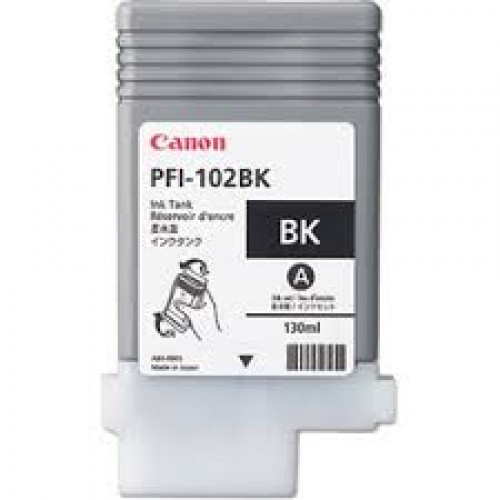 Canon PFI-102BK (Genuine) 130ml